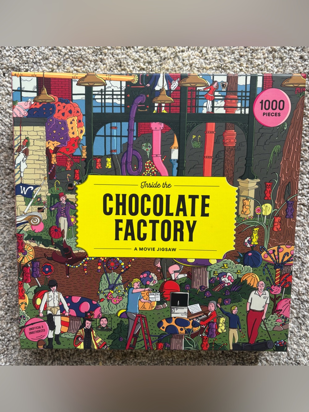Inside the Chocolate Factory 1000-Piece Jigsaw Puzzle - Laurence King -1